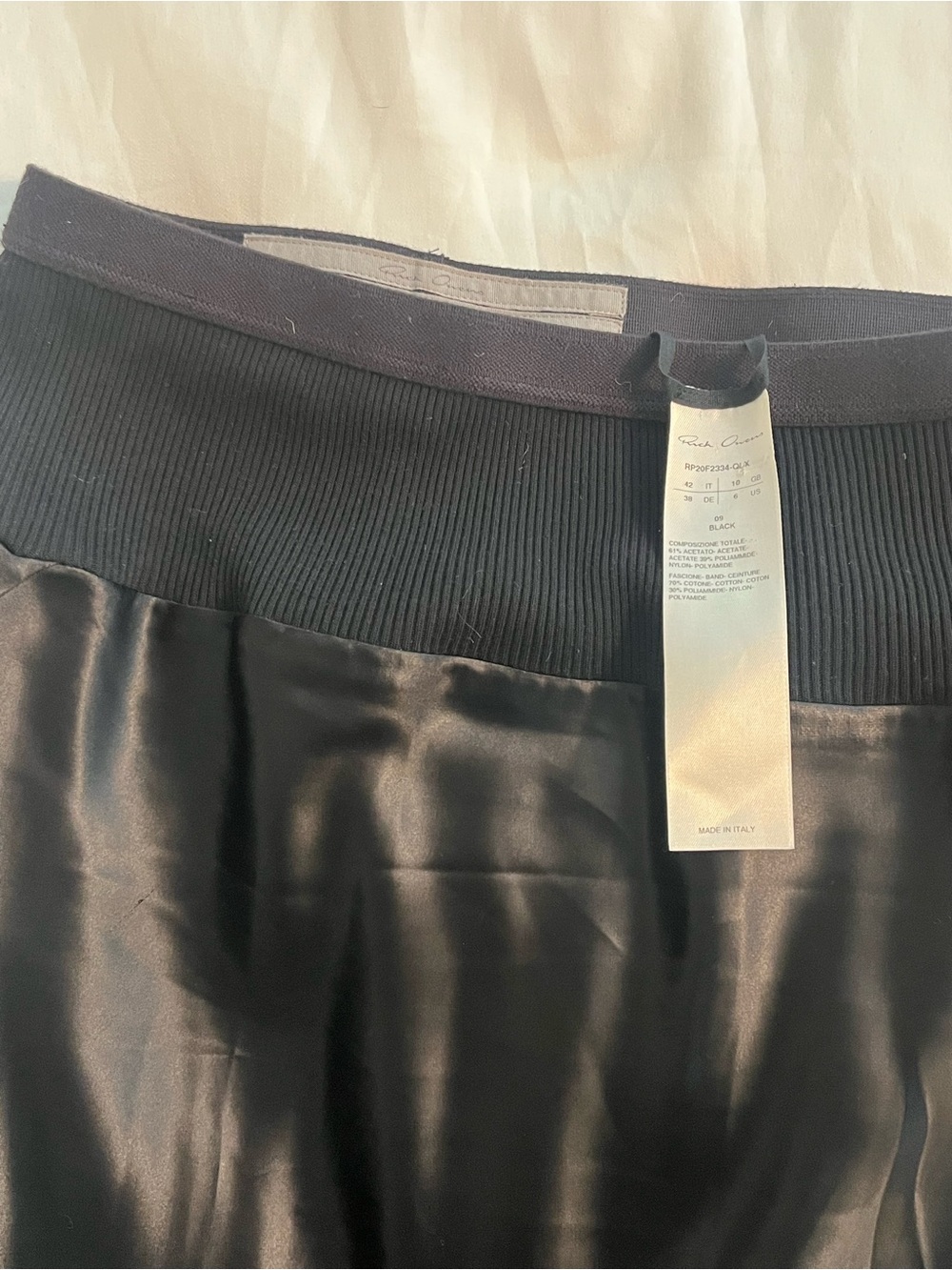 Rick Owens Black Maxi Skirt - Picture 7 of 9